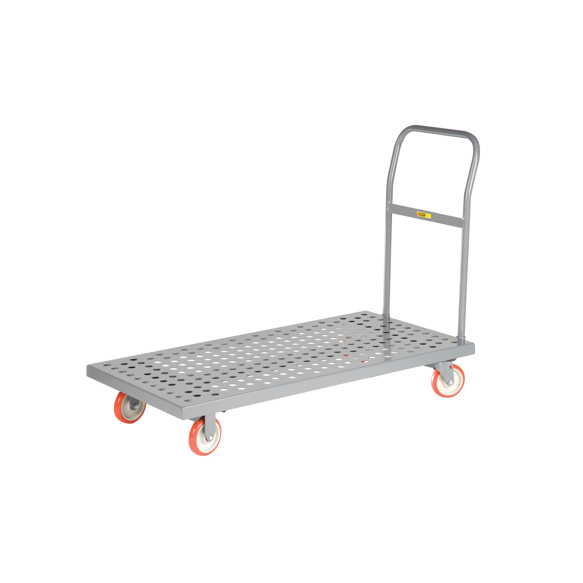 Little Giant, Perforated Steel Deck Platform Truck, Capacity 1,200 lb, Platform Width 24 in, Model# T720-P-1H-UPS